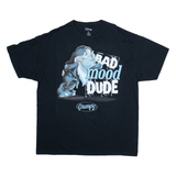 DISNEY Bad Mood Dude Grumpy Mens T-Shirt Black XL