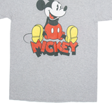 DISNEY Mickey Mouse Womens T-Shirt Grey M