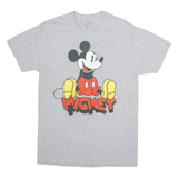 DISNEY Mickey Mouse Womens T-Shirt Grey M