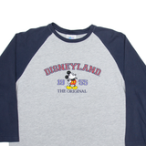 DISNEY Mens T-Shirt Grey Long Sleeve L