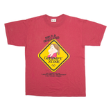 DISNEY This Is A Designated Grumpy Zone Mens T-Shirt Red L