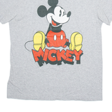 DISNEY Mickey Mouse Mens T-Shirt Grey M