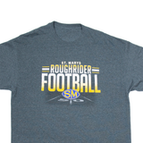 Roughrider Football Mens T-Shirt Grey USA L