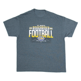 Roughrider Football Mens T-Shirt Grey USA L