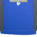 OHIOPYLE Rampart Rams Mens T-Shirt Blue Long Sleeve USA XL