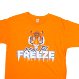 GILDAN Fear The Freeze Mens T-Shirt Orange XL
