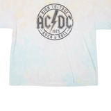 ACDC Womens Band T-Shirt Orange Crew Neck XL