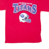 DYNASTY Tennessee Titans Mens T-Shirt Red USA Crew Neck L