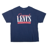 LEVI'S Womens T-Shirt Blue 2XL