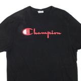 CHAMPION Mens T-Shirt Black L