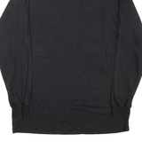 EAGLE USA Mens T-Shirt Black Long Sleeve Roll Neck L