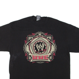WWE Mens T-Shirt Black 2XL
