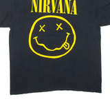 NIRVANA Mens Band T-Shirt Black L