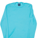PATAGONIA Womens T-Shirt Blue Long Sleeve S