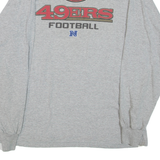 NFL San Francisco 49ers Mens T-Shirt Grey Long Sleeve USA XL