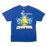 NBA Golden State Warriors Champions Mens T-Shirt Blue USA L