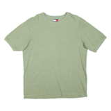 TOMMY HILFIGER Mens T-Shirt Green L