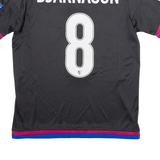ADIDAS 2015-17 FC Basel Home Kit Bjarnason 8 Champions League Mens Football Shirt Jersey Red M