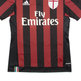 ADIDAS 2015-16 AC Milan Home Kit Mens Football Shirt Jersey Red S
