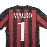 ADIDAS 2015-16 AC Milan Home Kit Mens Football Shirt Jersey Red S