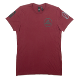 ADIDAS Mens T-Shirt Maroon S