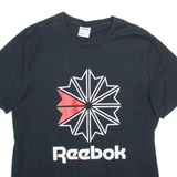 REEBOK Womens T-Shirt Black M