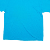 HANES Mens T-Shirt Blue M