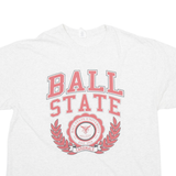 GILDAN Ball State University Mens T-Shirt Grey USA XL