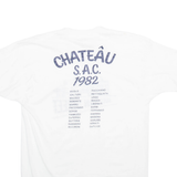 PLYMOUTH MILLS Mens T-Shirt White XL
