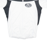 SPIRO Full Zip Cycling Mens Jersey White M