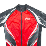 ASICS Full Zip Cycling Mens Jersey Red S