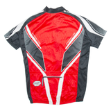 ASICS Full Zip Cycling Mens Jersey Red S