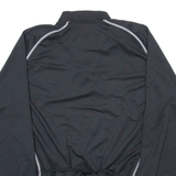 CRANE Cycling Mens Jersey Black Long Sleeve 1/4 Zip L