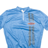 Cycling Mens Jersey Blue 1/4 Zip L