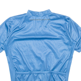 Cycling Mens Jersey Blue 1/4 Zip L