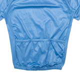 Cycling Mens Jersey Blue 1/4 Zip L