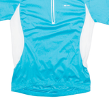 NRG Cycling Mens Jersey Blue 1/4 Zip S