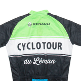 TEXNER Full Zip Cycling Mens Jersey Black S