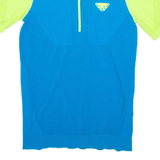 Cycling Boys Jersey Blue 1/4 Zip L