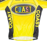 COAST Cycling Mens Jersey Yellow 1/4 Zip XL