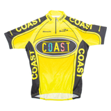 COAST Cycling Mens Jersey Yellow 1/4 Zip XL