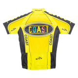 COAST Cycling Mens Jersey Yellow 1/4 Zip XL