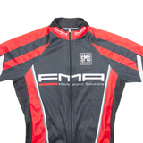 SMS SANTINI Full Zip Cycling Mens Jersey Black S