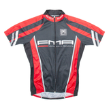 SMS SANTINI Full Zip Cycling Mens Jersey Black S
