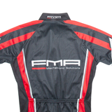 SMS SANTINI Full Zip Cycling Mens Jersey Black S