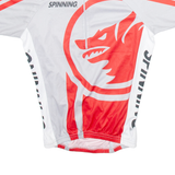 MAD DOG Cycling Mens Jersey Grey 1/2 Zip S