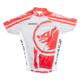 MAD DOG Cycling Mens Jersey Grey 1/2 Zip S