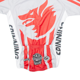 MAD DOG Cycling Mens Jersey Grey 1/2 Zip S