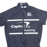 GLORDANA Full Zip Cycling Mens Jersey Black M