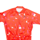 MULATTO Full Zip Cycling Mens Jersey Red XL